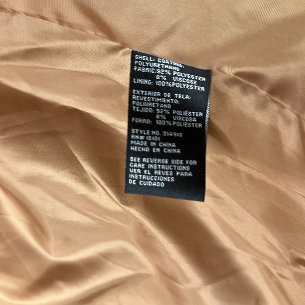 NWOT Jones New York Tan Hooded Coat Size XL - Picture 7 of 7